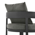 Tahoe Outdoor Aluminum Dining Chair in Gray Charcoal
