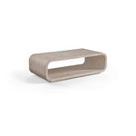 Calix Concrete Coffee Table in Travertine