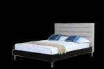Schwamm Woven Blend Full Bed in Light Grey