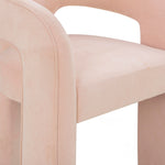 Malone Chenille Dining Chair in Blush