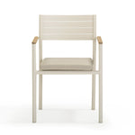 Sardinia Outdoor Dining Chair - Set of 2 in Cream