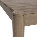 Eleni 89-Inch Outdoor Teak Wood Dining Table in Weathered Gray