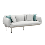 Katti 85" Outdoor Sofa in Light Grey