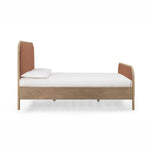 Hatia Basketweave King Bed in Sienna Red