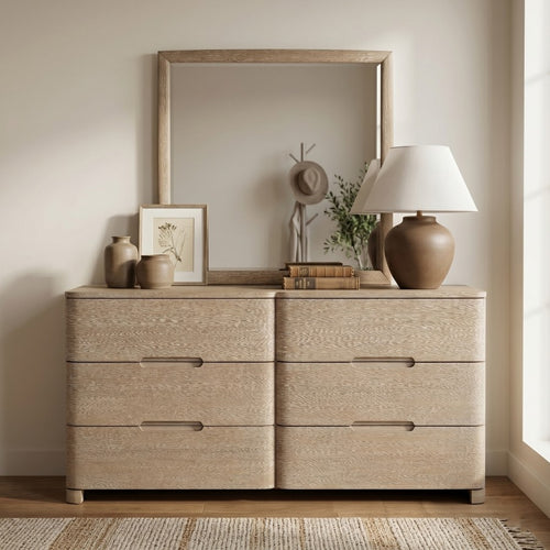 Caswell Oak Dresser - Natural in Natural