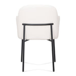 Sydney Vegan Leather Armchair - Set of 2 in Cream