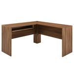 Envision Desk and File Cabinet Set in Walnut / White