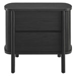 Cadence 2-Drawer Nightstand in Black