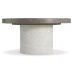 Monolith 60" Round Pedestal Dining Table with Leaf