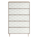 Vespera 5-Drawer Chest in Oak White