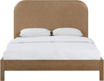 Caswell Vegan Leather Bed - King in Natural