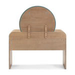 Moonrise 48" Natural Ash Vanity Desk with Mirror in Natural Ash