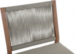 Maui Outdoor Dining Chair in Grey