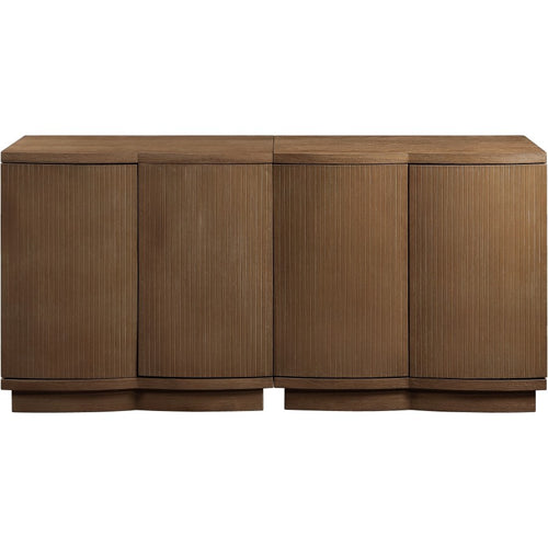 Aveline Oak 2pc Sideboard in Brown