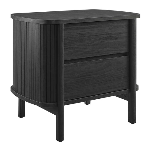 Cadence 2-Drawer Nightstand in Black