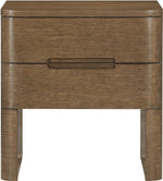 Caswell Oak Nightstand in Brown