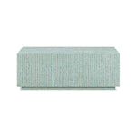 Earl 48" Shell Coffee Table in Light Blue