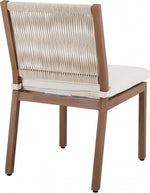 Maui Outdoor Dining Chair in Cream