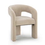 Malone Chenille Dining Chair in Taupe