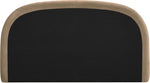 Celine Velvet Bed - King in Beige