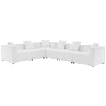 Saybrook Outdoor 6-Piece Sectional Sofa in White