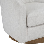 Modra Swivel Accent Chair in Cream