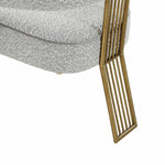 Corralis Boucle Dining Chair in Grey