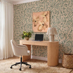 Sydney Velvet Office Chair in Taupe