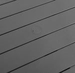 Tahoe Rectangular Outdoor Aluminum Dining Table in Gray