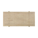 Gata 87" Outdoor Rectangular Dining Table in Light Teak