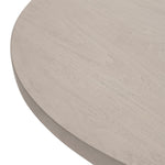 Sereno 60" Round Faux Stone Base Dining Table with Leaf
