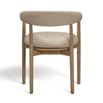 Vina Vegan Leather Dining Chair in Taupe