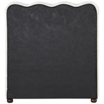 Gatsby Velvet Twin Trundle Bed in Cream