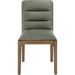 Ellis Vegan Leather Dining Chair in Green