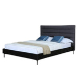 Schwamm Woven Blend Full Bed in Grey