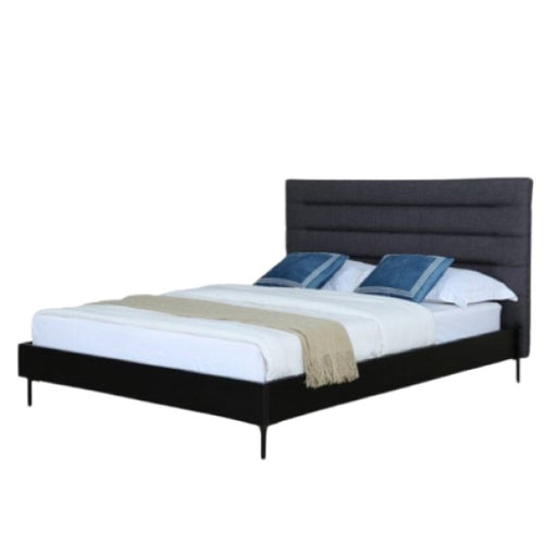 Schwamm Woven Blend Full Bed in Grey