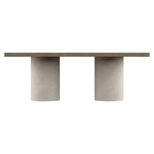 Casa Paros Pedestal Dining Table with Leaf