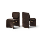 Slique Dining Chair in Brown