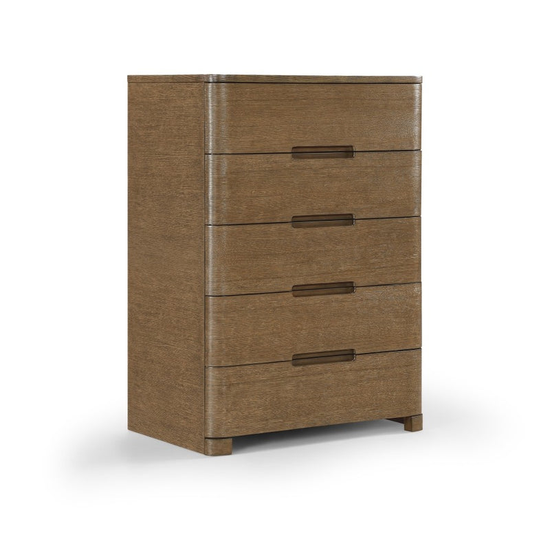 Caswell Oak Chest in Brown