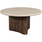 Pietra Travertine Coffee Table in Brown
