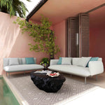 Katti 85" Outdoor Sofa in Light Grey