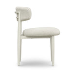 Annika Textured Outdoor Dining Side Chair in Cream