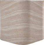 Vellon Concrete End Table in Travertine