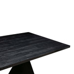Rishi 120" Rope Rectangular Dining Table in Black