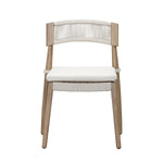Gata Outdoor Dining Chair - Set of 2 in Cream