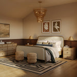 Hatia Basketweave King Bed in Natural