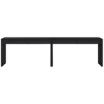 Avro Oak 2pc Desk in Black