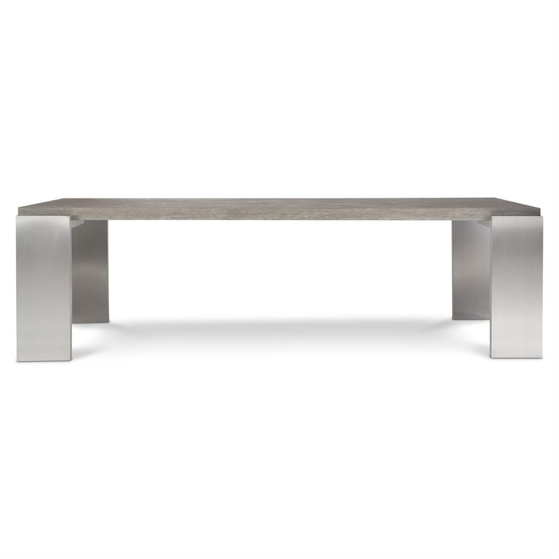 Foundations Acacia & Stainless Steel Dining Table