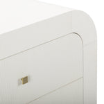 Hump 38" Arched 3-Drawer Chest in Black