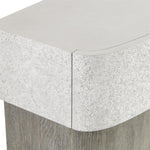 Monolith Faux Stone Nightstand